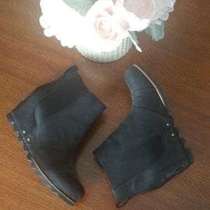 Sorel Wedge Boots Black